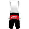 Set Fietsshirt + Korte Koersbroek 2023 Lotto Dstny Rood Geel Azuur
